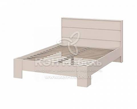 Кровать КР 02 Люмо (кашемир) 1,4 м