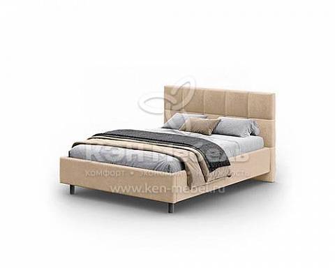Кровать 160 с ПМ Тиффани 3 Фит (Tiffany 3 FEET) (песочный)