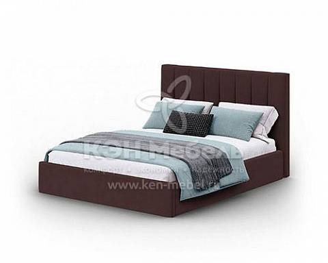 Кровать 180 с ПМ Тиффани 1 Бэйс (Tiffany 1 BASE) Шоколадный