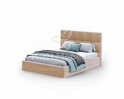 Кровать 180 с ПМ Тиффани 3 Бэйс (Tiffany 3 BASE) Песочный